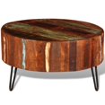 thumbnail image 2 of vidaXL Table Basse Ronde en Bois Massif Recyclé, 2 of 4