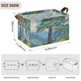 thumbnail image 7 of Yayeee Foldable Storage Basket for Shelves with Handles Waterproof Cloth Bins, Blue Mountain, 7 of 7