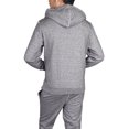 thumbnail image 2 of Men Fleece Hoodies and Trouser GREY, 2 of 4