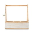 thumbnail image 2 of Weddingstar Wooden Bottle Caddy With Opener, 2 of 5