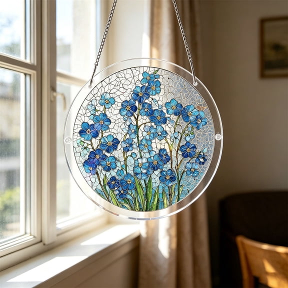 Jigsaw Puzzle Suncatcher, Sun Catcher Puzzle, Acrylic Puzzle for Adults, Stained Glass Window Hanging Suncatcher, Home Decor Gift for Women Men Mom