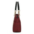 thumbnail image 4 of MKF Collection Women's Kissaten Milan M Signature Tote Handbag by Mia K. - Black, 4 of 10