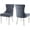 Dark Gray, Silver, variant on Westice Dining Chairs Set of 6, Tufted Dining Room Chair with Nailhead for Kitchen Restaurant, Black