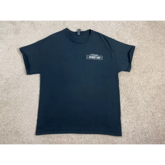 Hot Trending T-Shirt With Gildan T-Shirt Mens Large Ultra Longhorn Steakhouse Fathers Day Black Design Preview Only