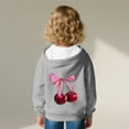 thumbnail image 4 of Spazoro Girls Hooded Sweatshirts, Soft & Comfy Printed Fashion Long Sleeve Fall Winter Tops for Girls Gray Size 9 T, 4 of 5