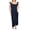 Navy, variant on XSCAPE Womens Navy Ruffled Zippered Gown Flutter Off Shoulder Knee Length Evening Tulip Dress 14