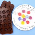 thumbnail image 4 of 2PCS Silicone Rose Mould, Flower Chocolate Molds Rose 15 Cavity Silicone Sweet Moulds Valentines Candy Moulds Gummy Ice Jelly Moulds for Wax Melt Resi, 4 of 5