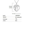 thumbnail image 5 of Heshpaws Heart Tree of Life Necklace Custom Initial Letter Pendant Jewelry for Women, Gift for Mom Daughter Wife, 5 of 6