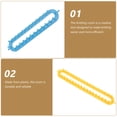 thumbnail image 4 of OULII Plastic Scarf Loom Weaving Loom for Families Assorted Color Time-saving Craft Projects 1 Set, 4 of 8