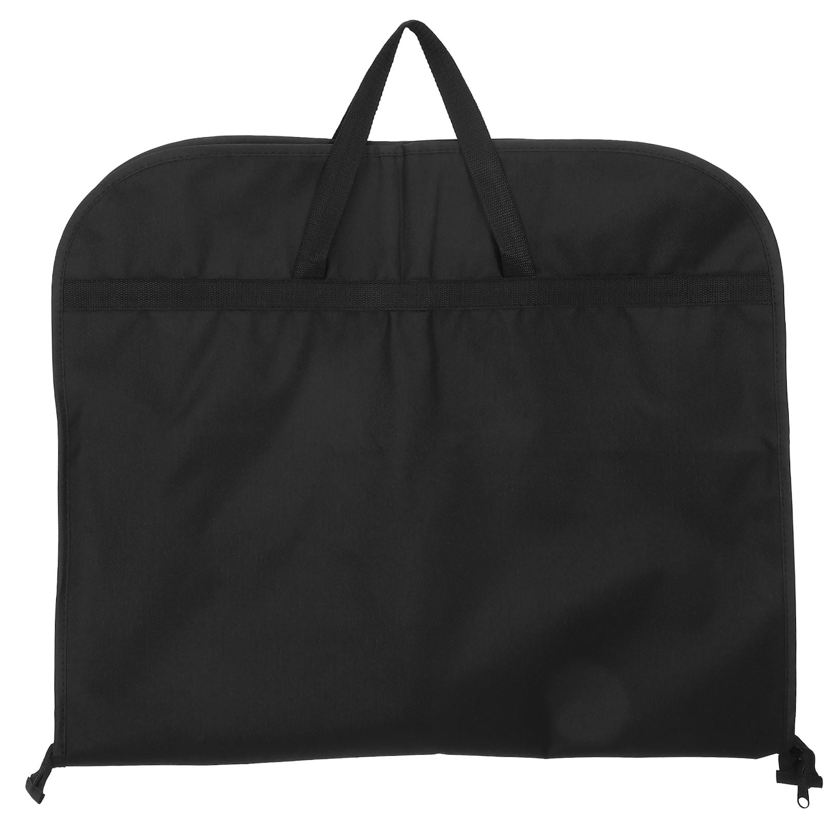Tineasur Black Suit Bag with Smooth Zipper for Secure Storage of Formal Clothes