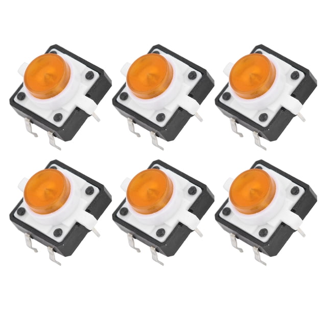 Kit Led, Interrupteur à Bouton-Poussoir Momentané Led Durable pour Ingénieur pour Extérieur Rouge, Jaune, Bleu, Vert, Blanc