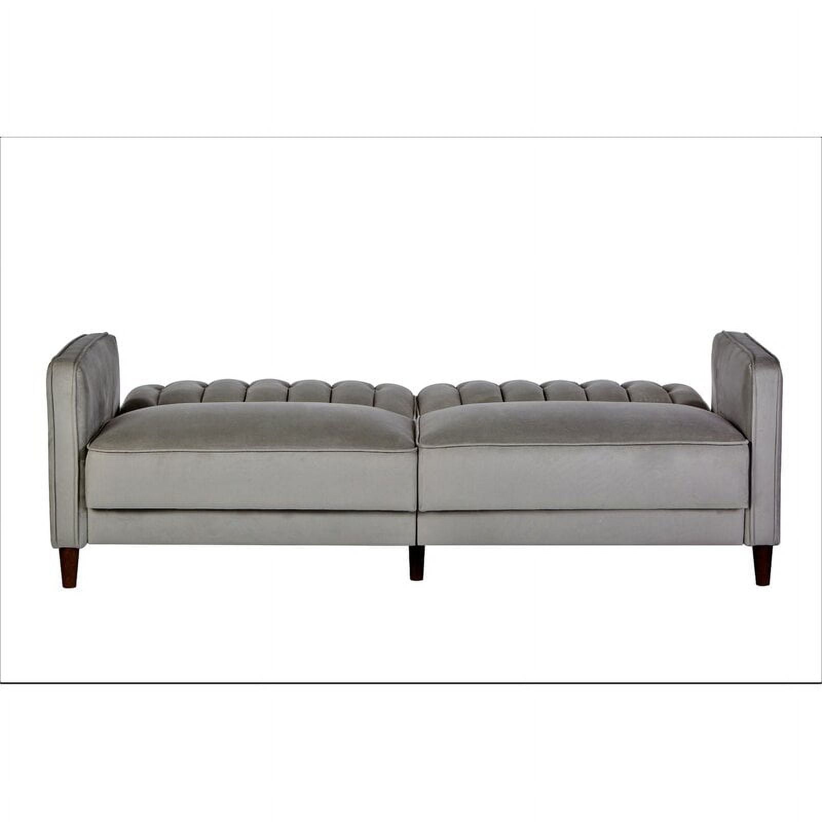 Grattan 81.1'' Velvet Square Arm Sleeper