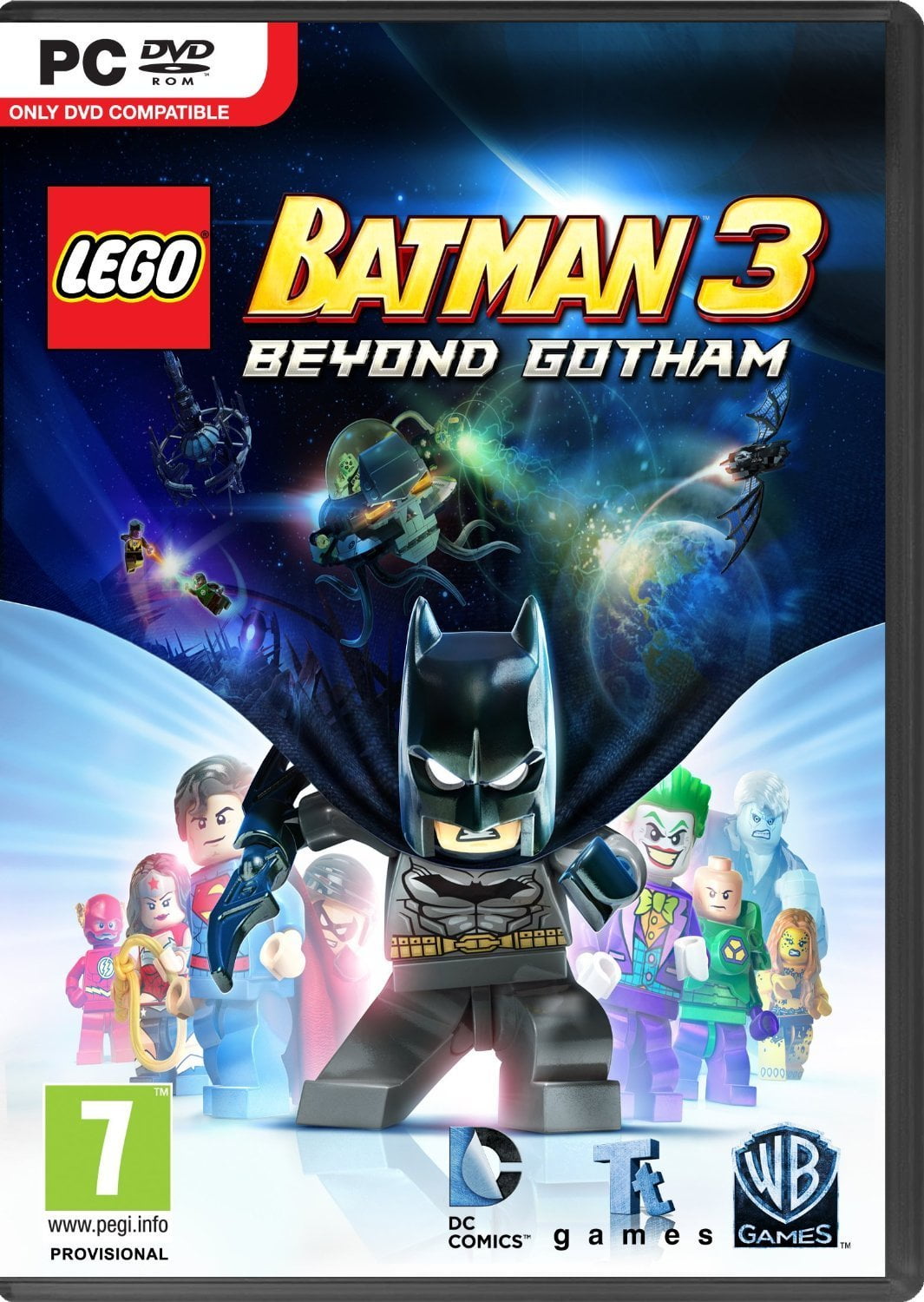 LEGO Batman 3 Beyond Gotham PC DVD-Rom - Heroes and Villains Unite to Save  Earth from Brainiac 