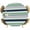 Navy Blue, Fruit Green, Grey, variant on Elastic Fitted Round Tablecloth, Pink Grey Striped Waterproof Stretch Table Cover for 36"-44" Tables, Farmhouse Stripes Modern Abstract Art Washable Outdoor Tablecloths for Patio, Picnic, Camping