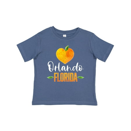 

Inktastic Orlando Florida Orange in Heart Gift Baby Boy or Baby Girl T-Shirt
