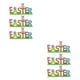thumbnail image 3 of Matsuzay 2 juegos de adornos de madera, decoraciones de Pascua, dibujos animados, decoración de JM00280 JM00280 2piezas, 3 of 6