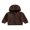 Coffee, variant on Kids Baby Girls Winter Hoodie Jacket 6 12 18 24 Months 2T 3T 4T Lightweight Solid Color Plush Zipper Cardigan Winter Jacket for Infant Spring Fall Outwear