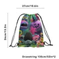 10 Pieces Trolls Candy Drawstring Bag Perfect Goodie Favor Bags for