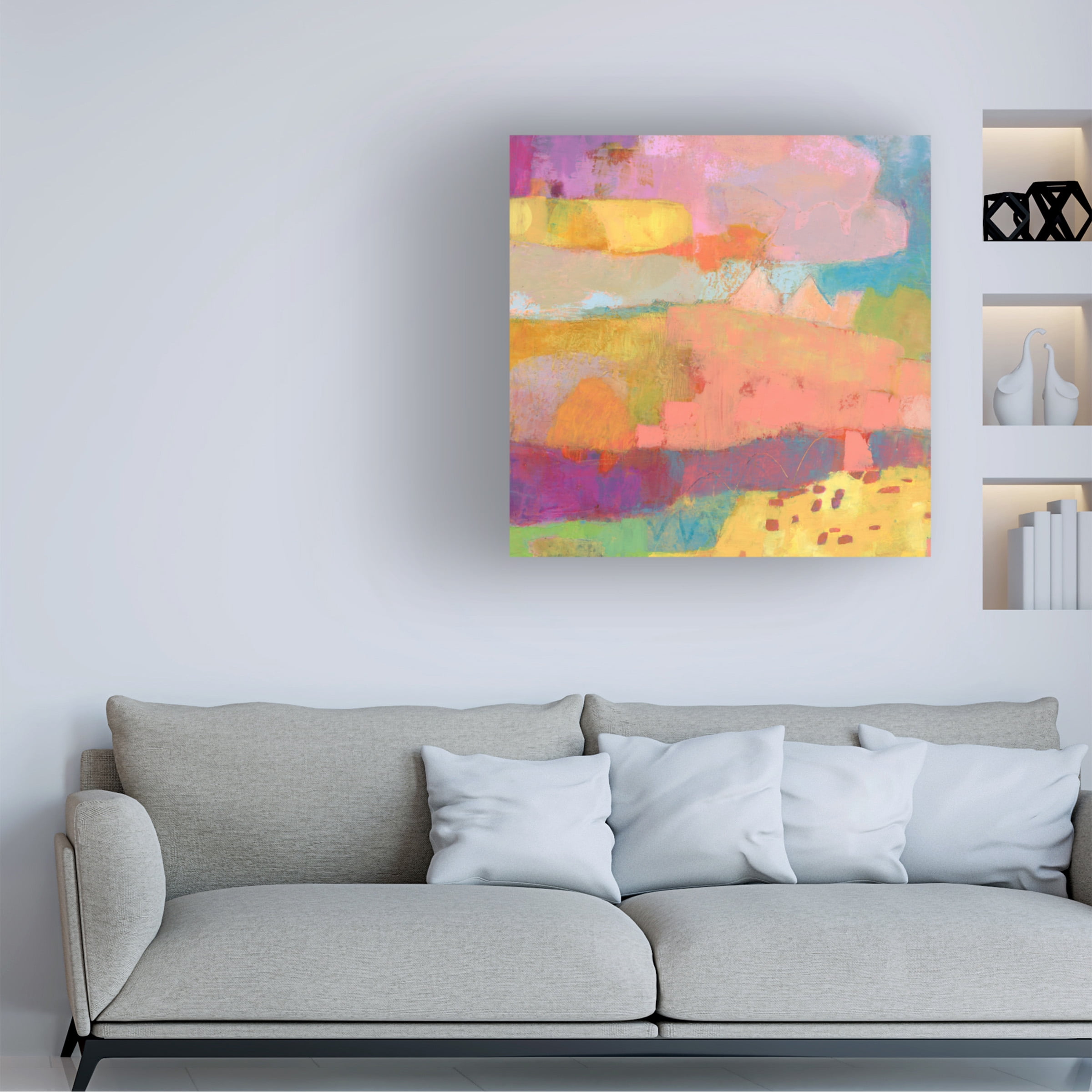 Sue Jachimiec 'Gramercy III' Canvas Art