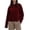 #04 Wine 【New Styles: Mix, Match & Maximize Value】, variant on Women's Loose Fit Long Sleeve Round Neck Sweater Tops Shirts Blouses Solid Color Soft Knit Casual Daily Wear Work Office Fashion Essential Gift | CSEONE,Black L