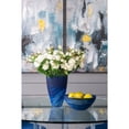 thumbnail image 6 of Glass Vase - 12" x 8" x 12" - Blue, 6 of 9