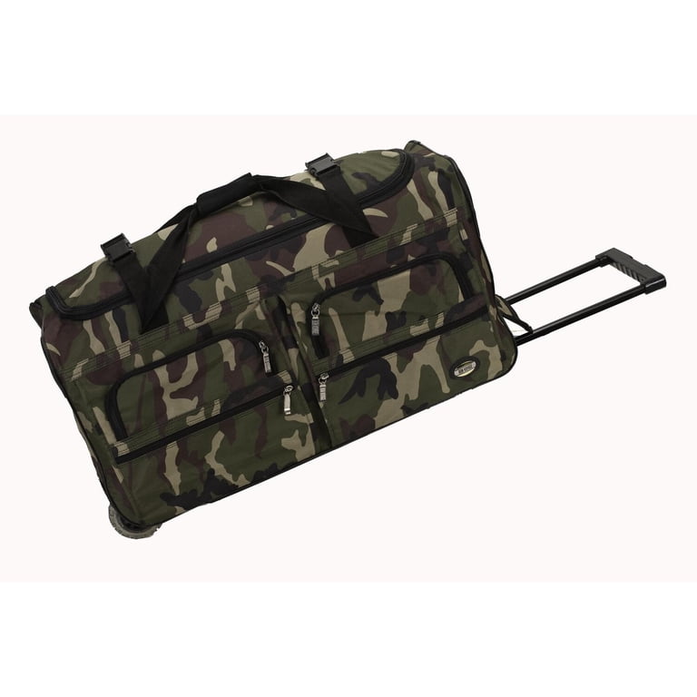 Rockland 30-Inch Rolling Duffel Bag, Green photo 1