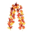 thumbnail image 2 of Halloween Products Festival Atmospheres Decoration Simulation Maple Leaf Vines Spots Artificial Fake Leaves, 2 of 6