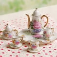 thumbnail image 4 of 8Pcs/Set 1/6 Porcelain Dining Ware Teapot Dish Miniature Dolllhouse Accessories, 4 of 7