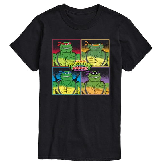 Teenage Mutant Ninja Turtles - TMNT Group - Men's Short Sleeve Graphic T-Shirt