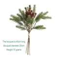 thumbnail image 3 of Simulated Plants Christmas Home Decor Simulated Green Plants Pinecone Needles Christmas Decoration, 3 of 6