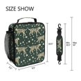 thumbnail image 5 of Haosy Leopard and Stars Reusable Lunch Box Men/Women Insulated Lunch Bag for School Picnic Travel, 5 of 6