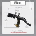 thumbnail image 2 of Black Adult Hunting Slingshot with Stainless Steel Guard Plate Clianle, 2 of 11