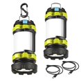thumbnail image 1 of 2 Pack LED Camping Lantern Flashlight Rechargeable, Consciot Portable Torch with 6 Light Modes, 3600mAh Power Bank, IPX4 Waterproof, USB C, Camping Lights for Hurricane, Emergency, Survival Kits, 1 of 4
