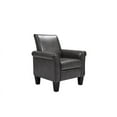 thumbnail image 2 of Mondawe Accent Chairs, Comfy Sofa Chair, Armchair for Reading, Living Room, Bedroom, Office,Waiting Room, PU leather, Dark Grey, 2 of 8
