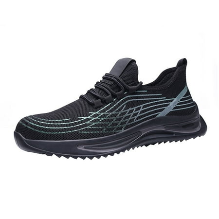 Steel Toe Cap Trainers for Men Women Safety Work Shoes Lightweight Steel Toe Sneakers Non Slip Work Shoes Breathable 6.5-9.5