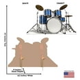 thumbnail image 5 of Advanced Graphics 5205 37 x 63 in. Drum Set Life-Size Cardboard Cutout, 5 of 5
