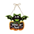 thumbnail image 4 of Letrero de puerta de Halloween, letrero colgante de feliz Halloween, accesorios de decoración de pared, decoración colgante de puerta de Halloween Estilo B, 4 of 8