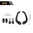 thumbnail image 4 of Protectores de Manos Universales de Aluminio CNC - Protectores de Manillar para Motocicleta Dirt Bike Motocross ATV Scooter Negro, 4 of 7