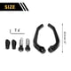 thumbnail image 4 of Protectores de Manos Universales de Aluminio CNC - Protectores de Manillar para Motocicleta Dirt Bike Motocross ATV Scooter Negro, 4 of 7