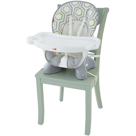 Fisher-Price SpaceSaver Adjustable High Chair, Geo Meadow