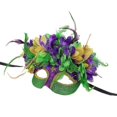 thumbnail image 4 of Mardi Gras Mask Masquerade Mask Half Face Mask Halloween Party Mask Carnivals Mask Evening Proms Mask Section 4, 4 of 4