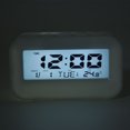 thumbnail image 4 of Despertador LCD Para Niños, Despertador Digital Función De Repetición Diseño De Retroiluminación Alarmas Musicales Para La Escuela Para El Dormitorio ANGGREK Blanco, 4 of 8