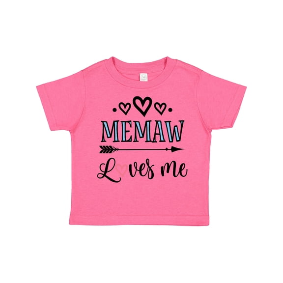 Inktastic Memaw Grandma Loves Me Girls Toddler T-Shirt