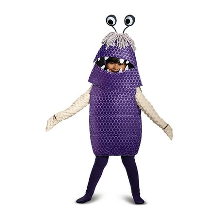 Boo Deluxe Toddler Costume, Purple, Large (4-6), Product includes: top with attached mittens, vest, and headpiece By