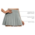 thumbnail image 4 of Falda CRZ YOGA Plisada de Cintura Alta para Tenis y Golf, 4 of 6