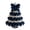 Blue, variant on OIUR DIY Crochet Christmas Tree Kit Small Xmas Tree Craft Kit with Bow And Faux Pearl Handmade Holiday Decoration for Beginners
