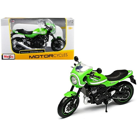 Kawasaki Z900RS Cafe Green 1/12 Diecast Motorcycle Model by (Best Motorcycle For Cafe Racer Build)
