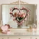 thumbnail image 4 of Corona De Plástico Corona floral rosa en forma de corazón para puerta de entrada y pared, decoración romántica para el Día de San Valentín, ventana, fiesta (1 unidad) JASKFLY, 4 of 8