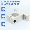thumbnail image 3 of Uxcell Aluminum Linear Rod Rail Shaft Support, Linear Rail Mounting Bracket Motion Rod Clamping Guide Support for 3D Printer 20mm, 3 of 7