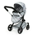 thumbnail image 5 of Bayer Design Dolls: Xeo 11 Piece Set - Grey, Pink, Stars - Pram, High Chair, Play Gym, Handbag & Accessories For Dolls Up To 18", Kids Toy, Ages 3+, 5 of 6